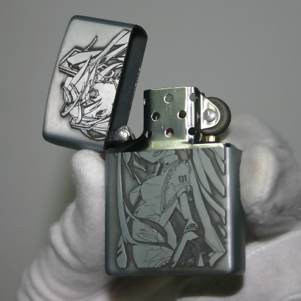 初音ミク】オイルライター ライター #zippo #ジッポー #ジッポ