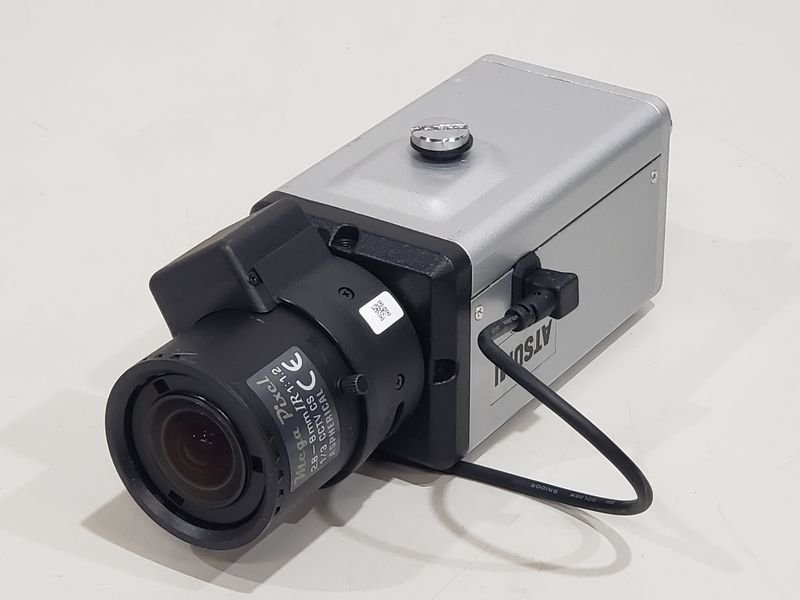 [現状品] アツミ電氣 200万画素 HD-SDI 屋内ボックス型 防犯カメラ SSV1210 メガピクセルレンズ (1)