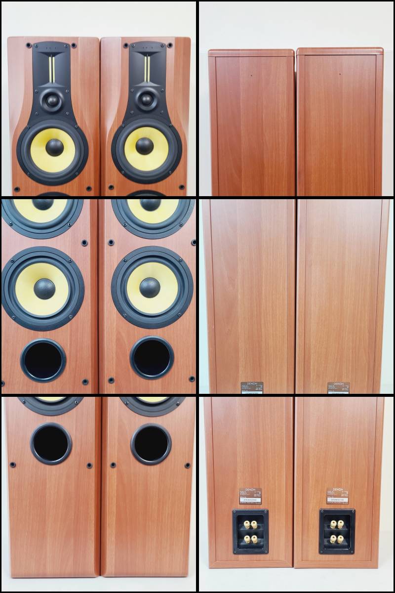 A7066-4】 DENON デノン SC-T777SA 3way Tollboy Speaker 3ウェイ 