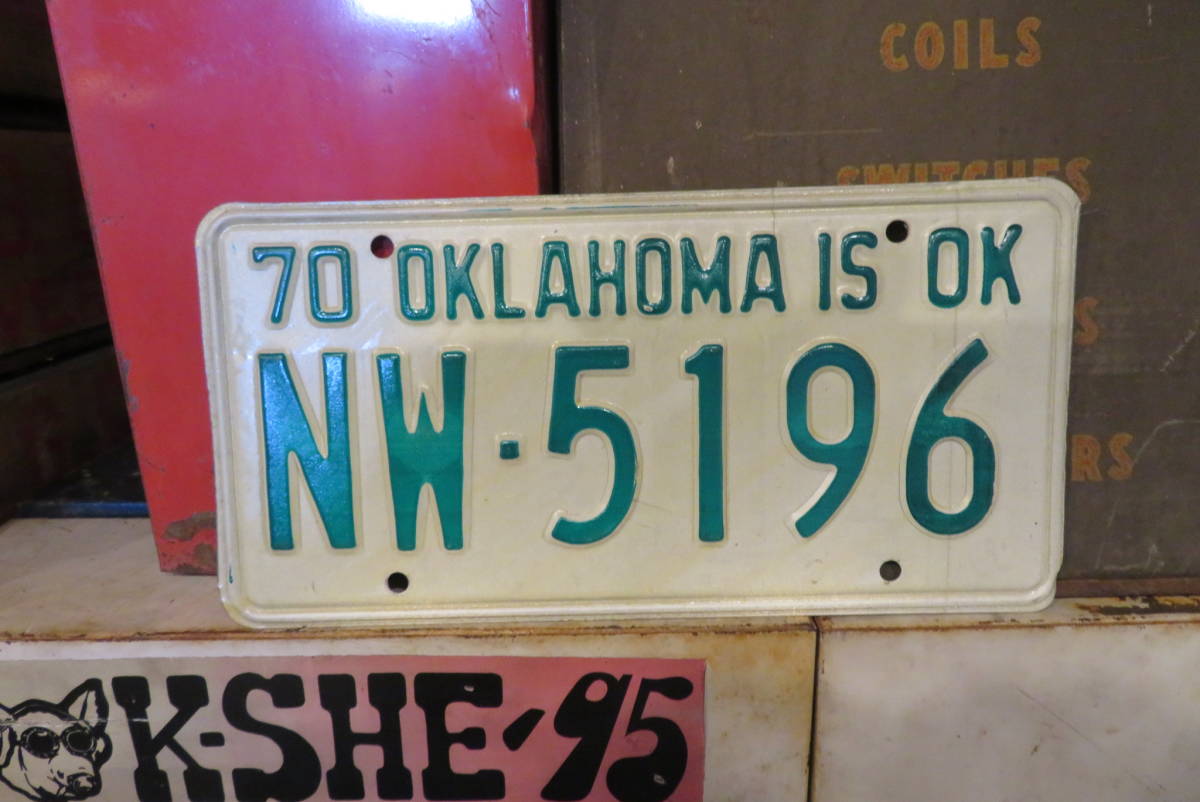 ライセンス プレート ナンバー ヴィンテー アメリカ 看板 ガレージ 店舗 USA USED（A-213） 