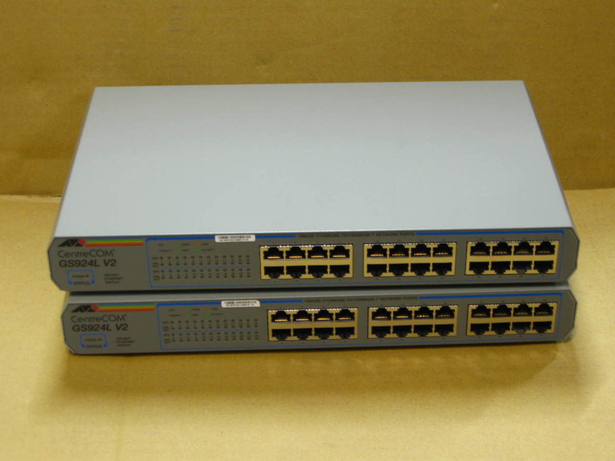 アライド CenterCOM 10台 Allied Telesis AT-GS910⁄24 スイッチング