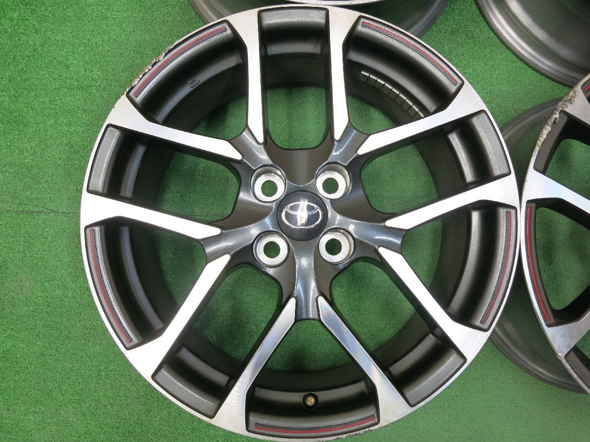 9275】トヨタ アクア GRスポーツ 純正 17インチ 6.5J ＋41 PCD100 1本 