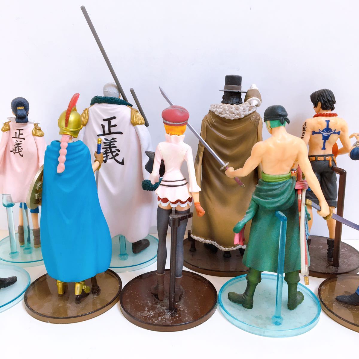 61【中古】ONE PIECE フィギュア 9体まとめ売り エース サンジ ロー 