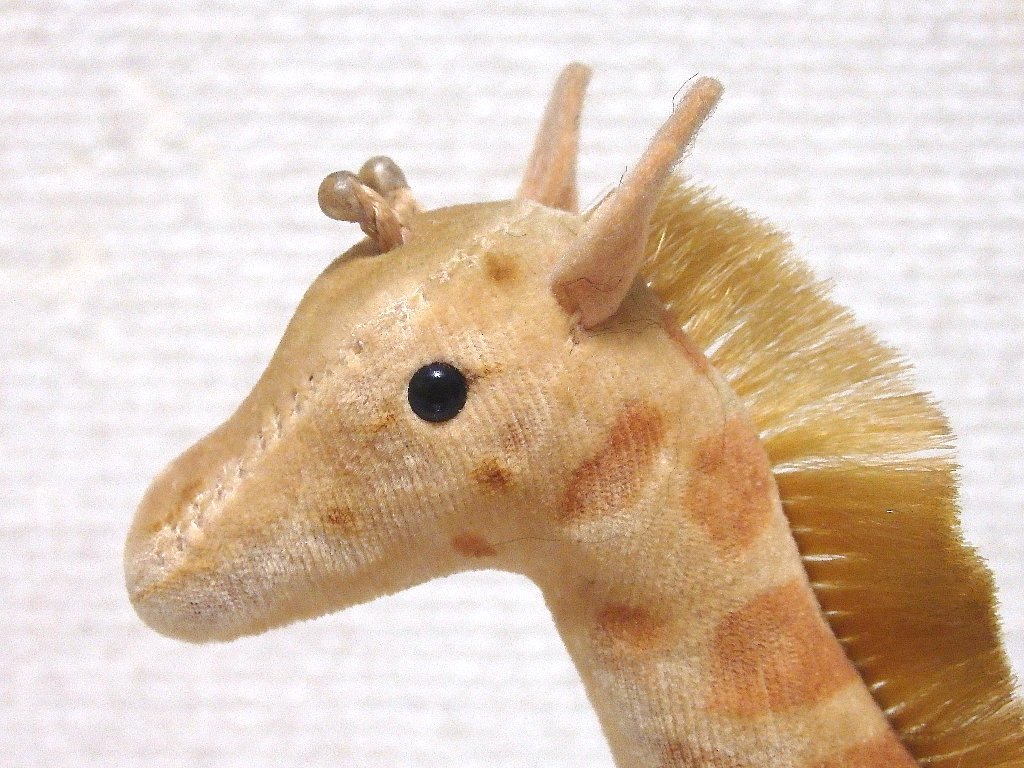 Steiff steiffシュタイフ/ ビンテージ・キリン Giraffe /17cm