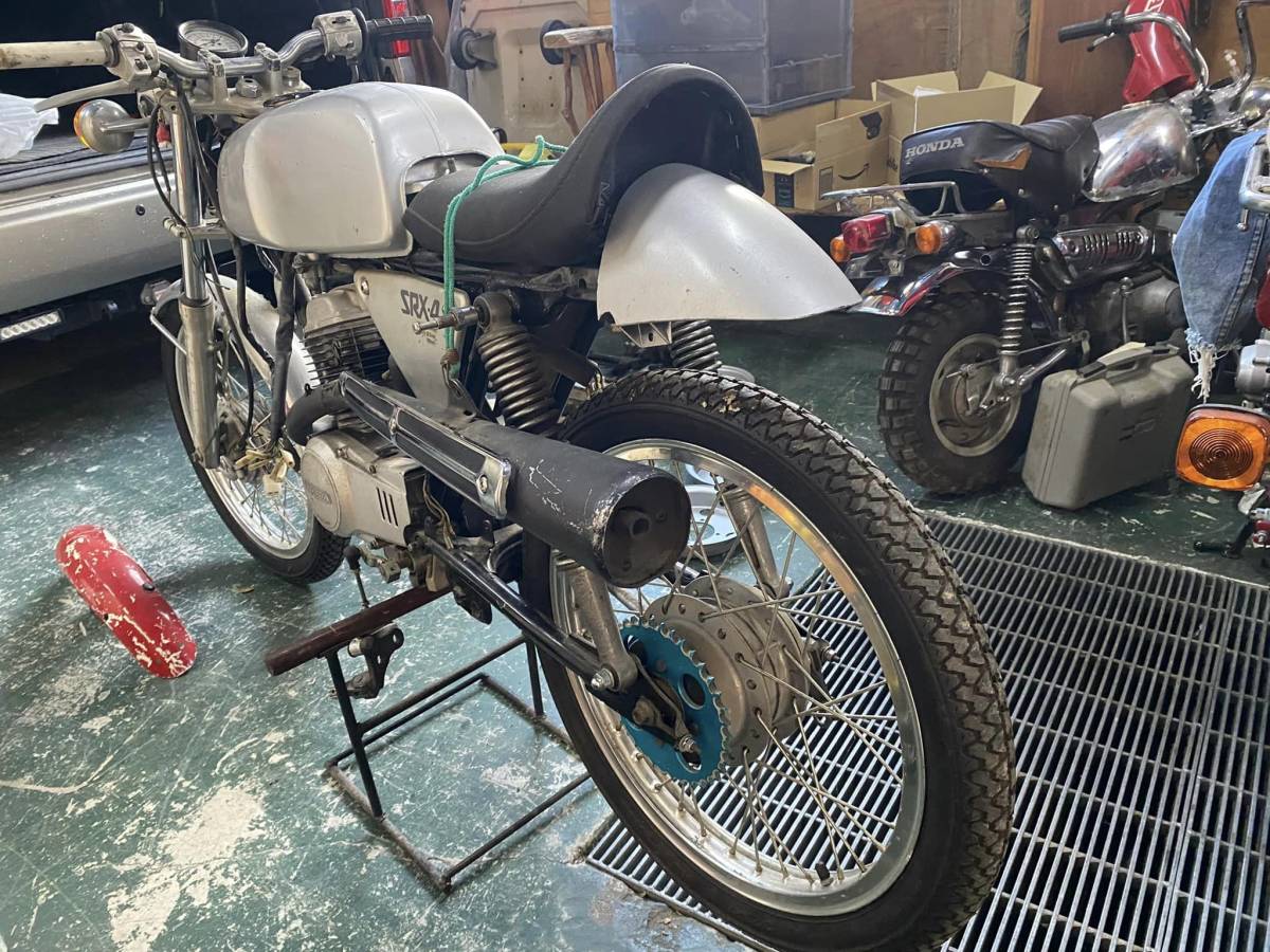 当時物 ホンダ CB50 TL50 XE50など用 左出し アップ メガフォン 
