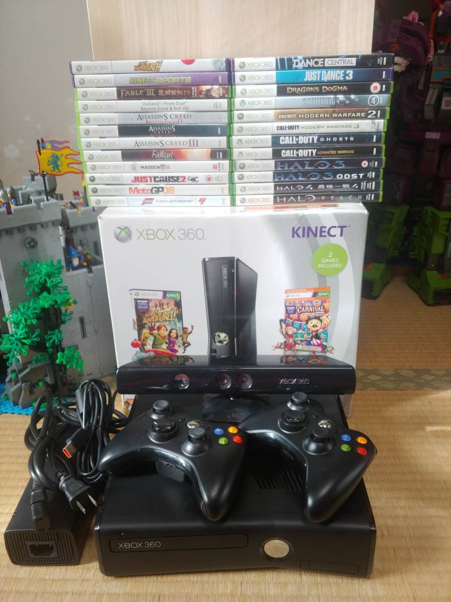 最安値 海外版 Xbox 360 Slim 250GB + 海外版 24 Games セット み(Xbox360本体)｜売買されたオークション情報、yahooの商品情報をアーカイブ公開 - オークファン Xbox360本体
