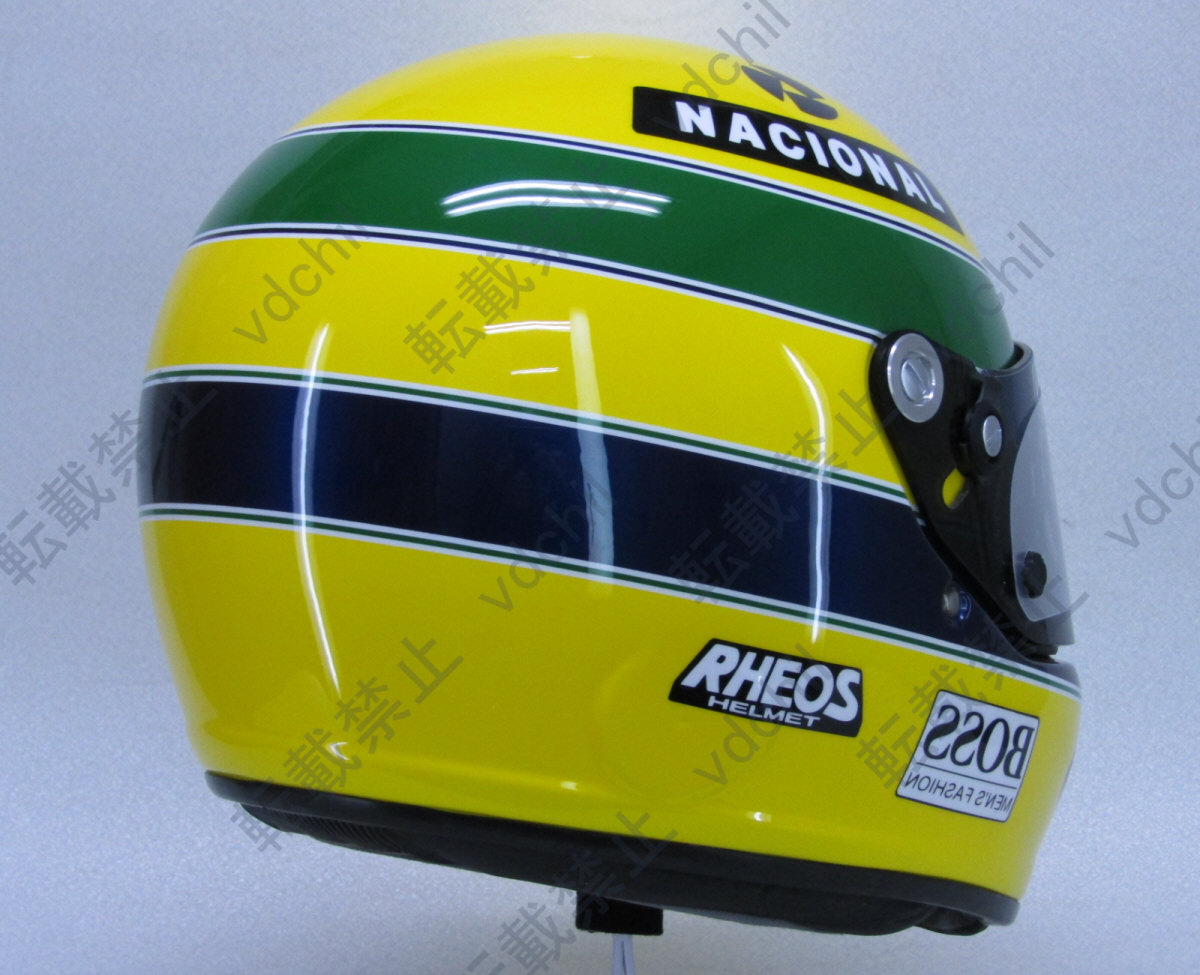 アイルトン・セナ レプリカヘルメット 91年ブラジルGP仕様 Arai GP-5X 