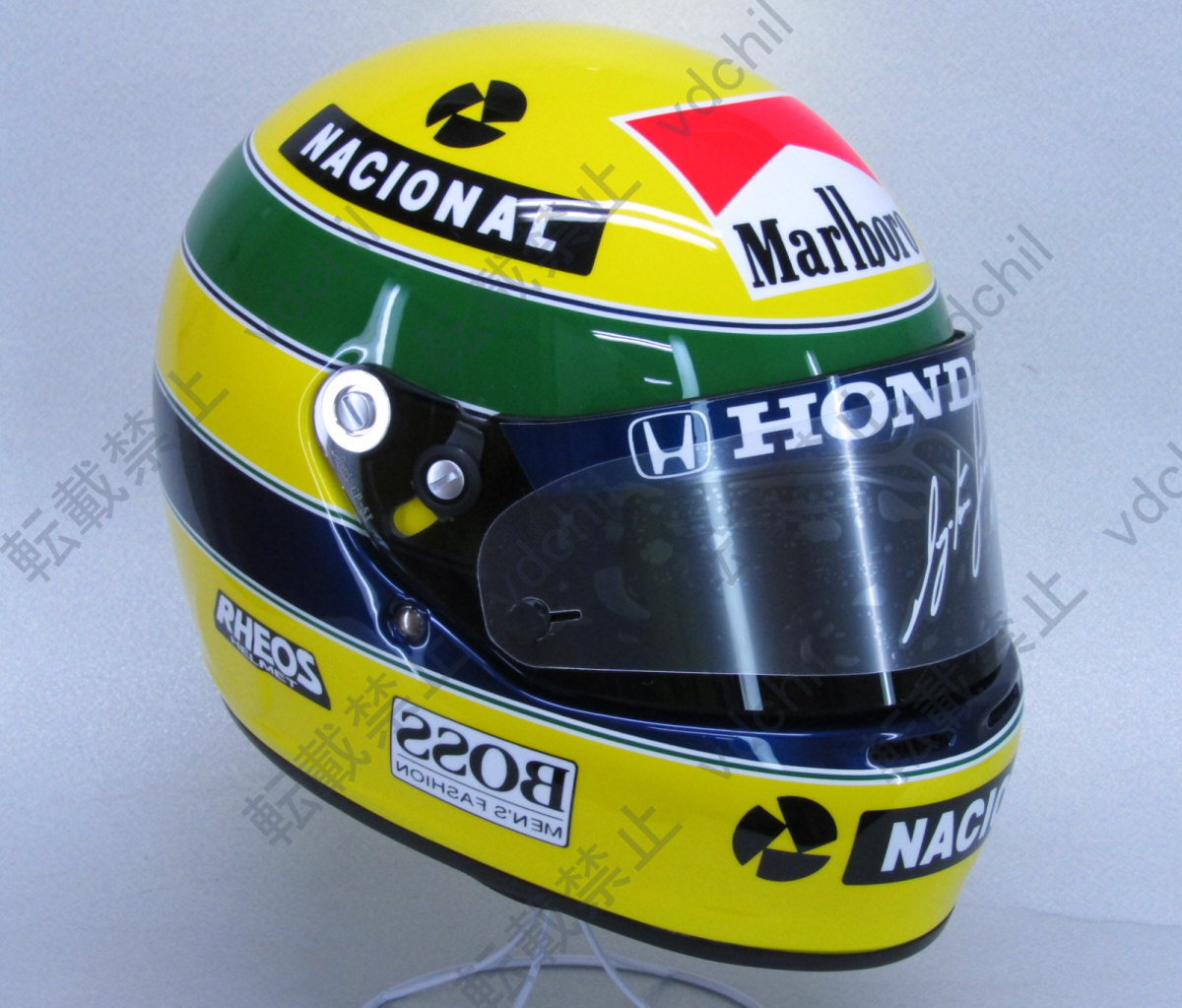 アイルトン・セナ レプリカヘルメット 91年ブラジルGP仕様 Arai GP-5X 