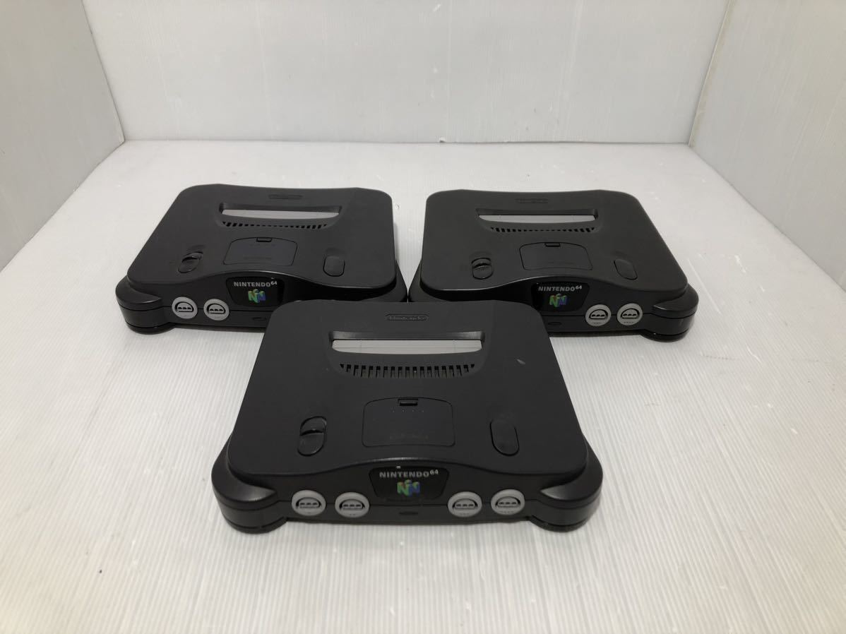 動作未確認 0 任天堂 本体のみ NINTENDO 3台セット NUS-001 64本体
