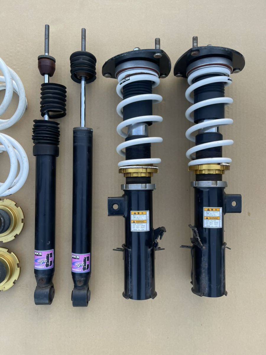 HKS S-Style C 車高調 Z11キューブ E11ノート K12マーチ キューブ 日産 C：キューブ S-style ）流用出来るか試し 車高調（Z11