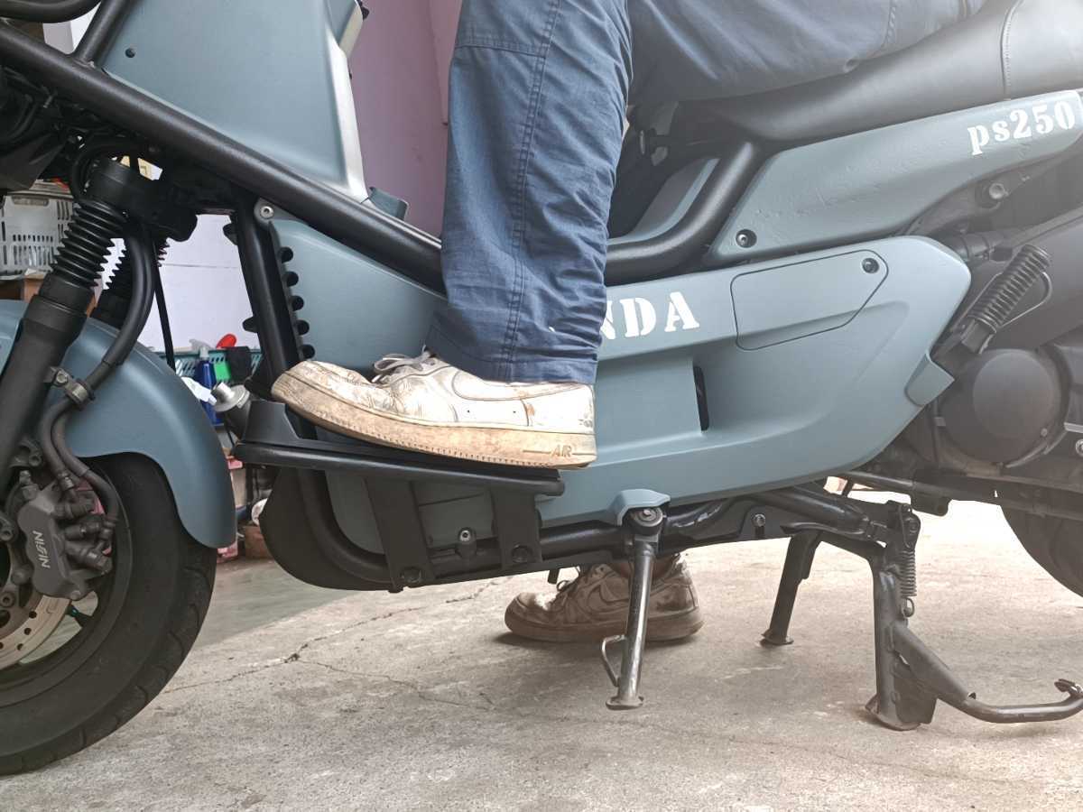 ☆塗装済☆ PS250 カスタム ステップ ハイウェイペグ ワンオフ ボルト 