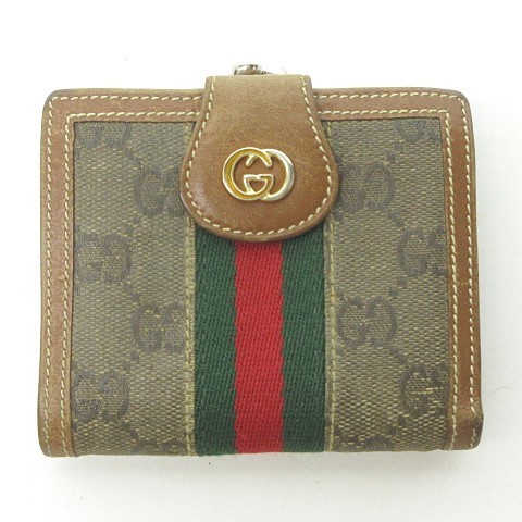 グッチ GUCCI シェリーライン GGモノグラム 財布 折りたたみ 二つ折り