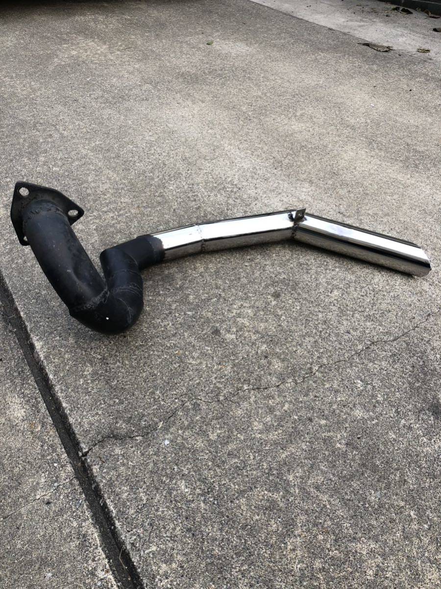 ニューキャンター用ジェット製ゴロゴロマフラーステンレステールパイプ