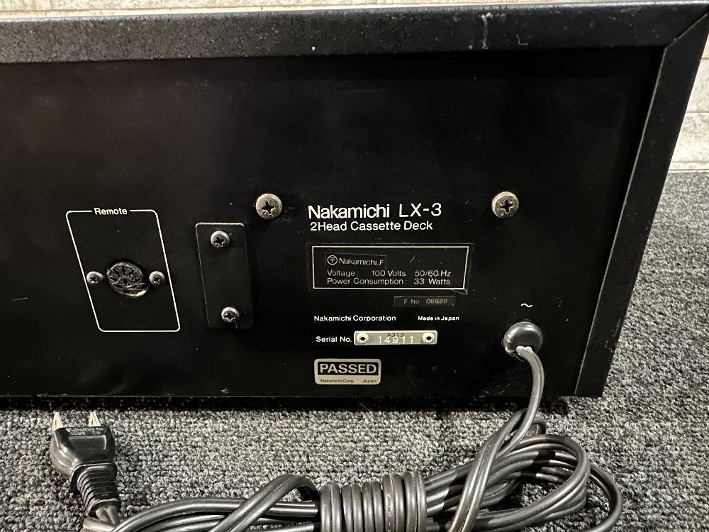 Nakamichi LX-5 Cassette Deck 0 End High - Tape Vintage NAKAMICHI