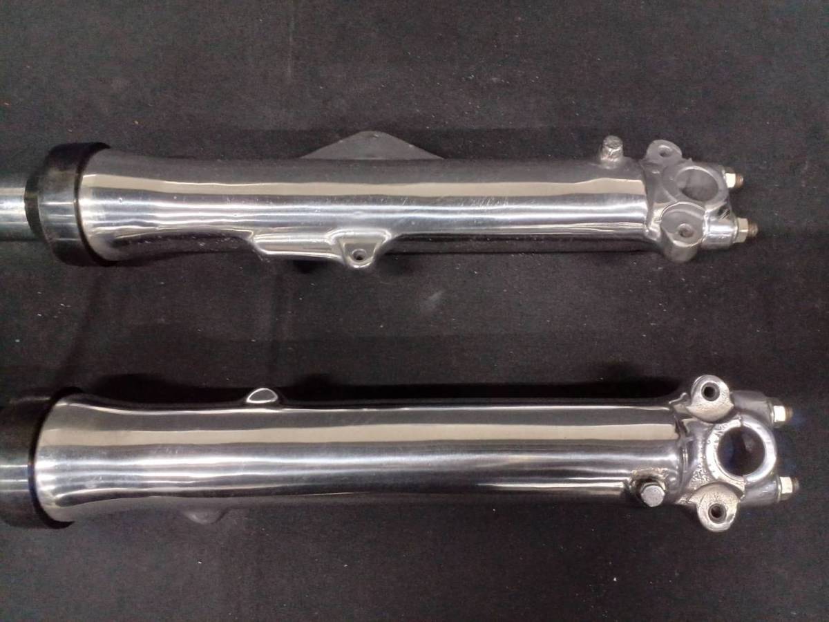 CB400F 純正フォーク ボトム鏡面 分解洗浄 検(CB350 CB750 CB550