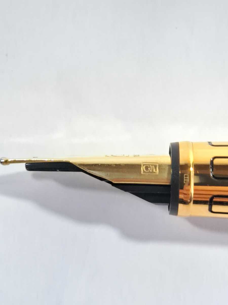 美品 CARAN d'ACHE カランダッシュ 万年筆 18C-750 ペン先 M ゴールド