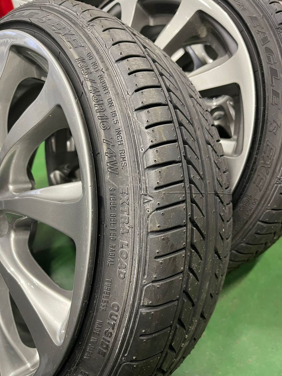 新品GOODYEAR EAGLE LS EXE 165/45R16 + 中古 BALMINUM 16×6.5J +54