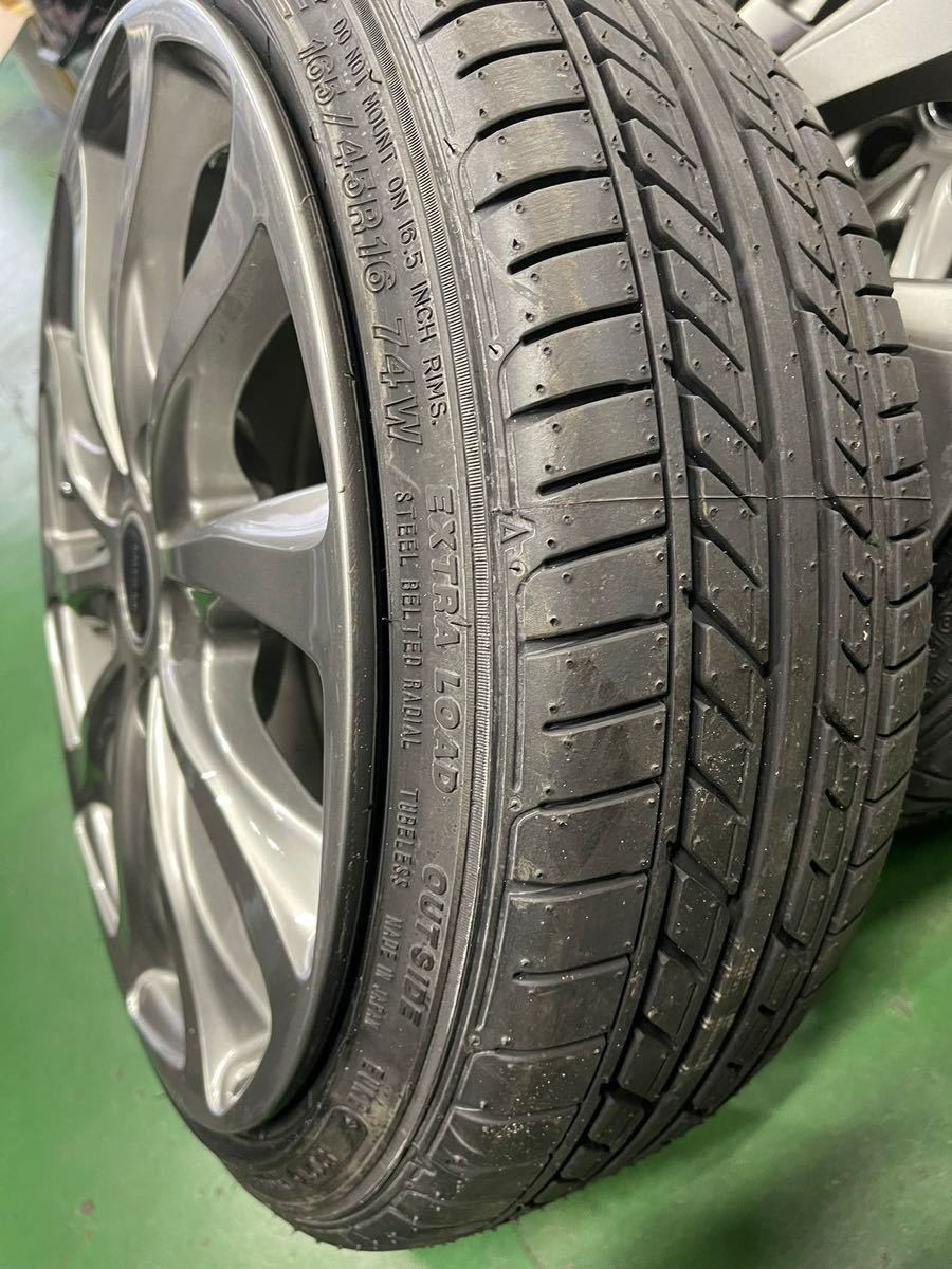 新品GOODYEAR EAGLE LS EXE 165/45R16 + 中古 BALMINUM 16×6.5J +54