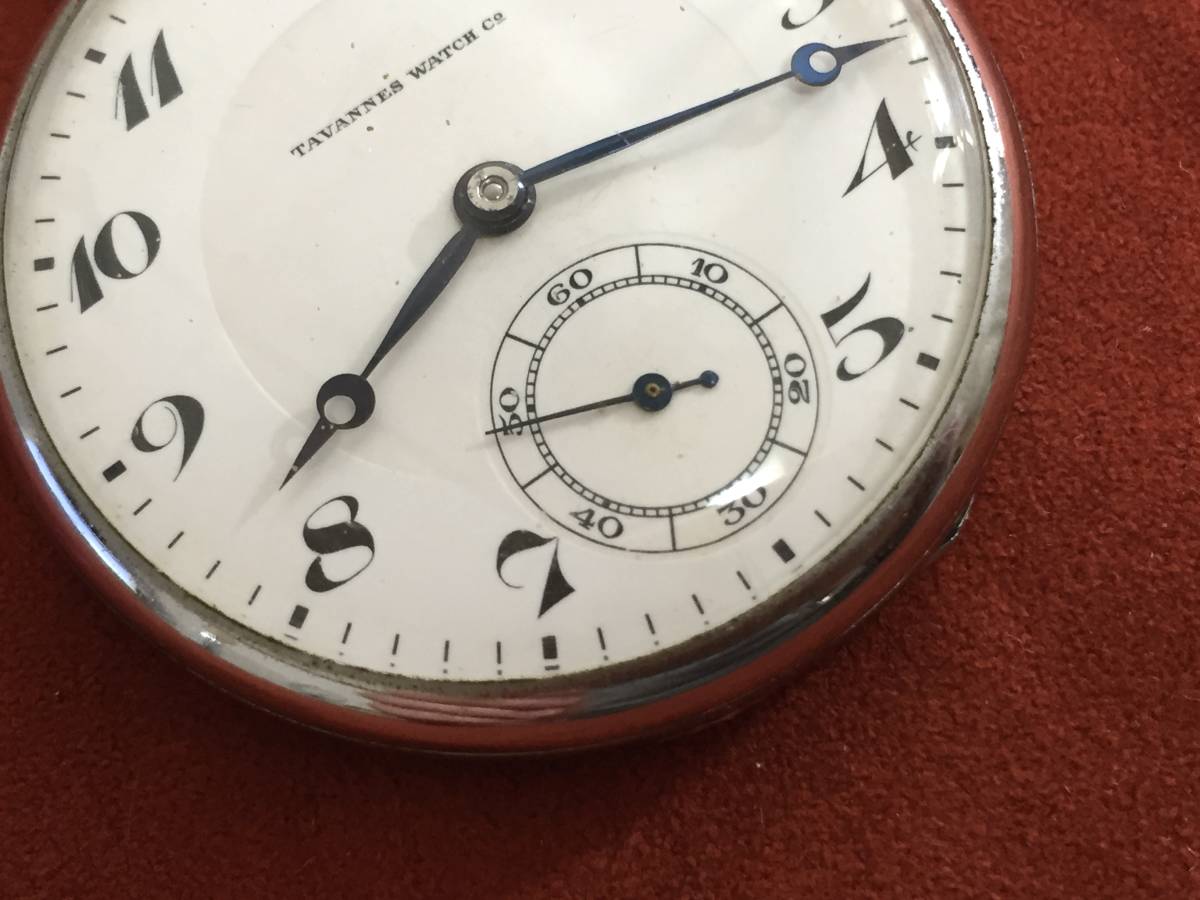 レア TAVANNES WATCH Co Special アンティーク 手巻き 懐中時計 タバン