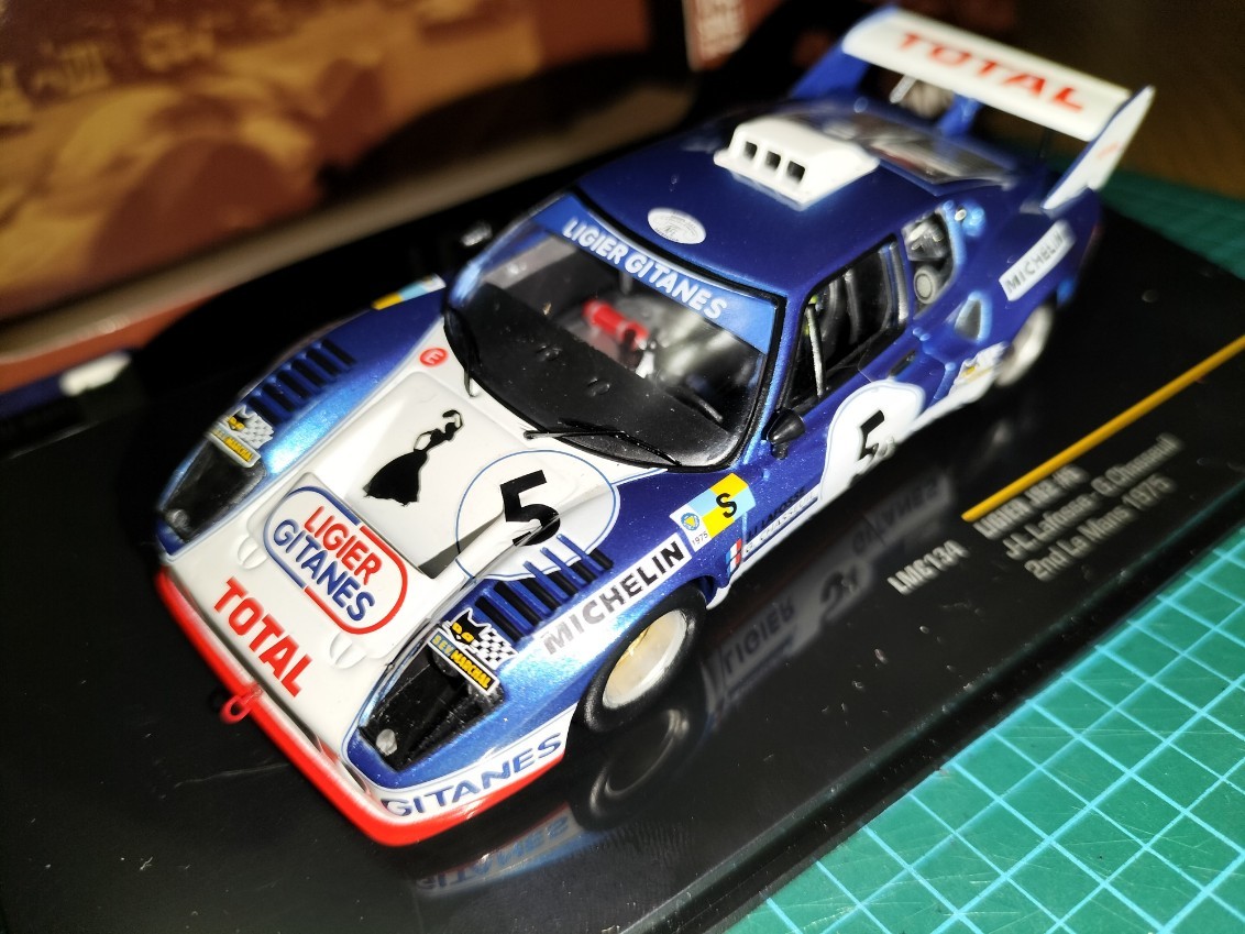 レア!! 絶版!!　ixo 1/43 リジェJS2 No.5 「GITANES」ル・マン1975 2位