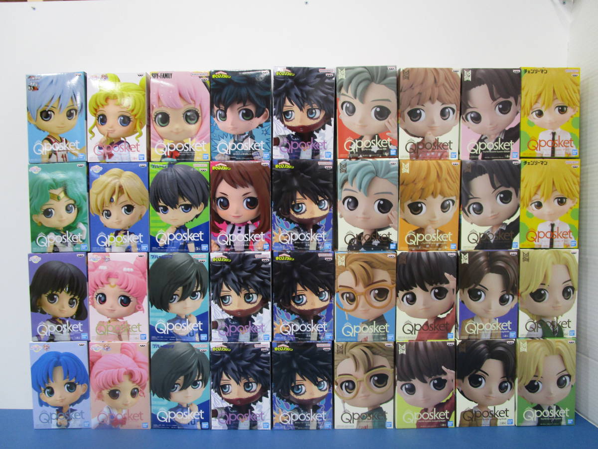 084）未開封 Qposket フィギュア 36体 まとめ プライズ 東リベ/チェンソーマン/ブルーロック/鬼滅/BTS 等 084)未開封 フィギュア 36体 まとめ プライズ Qposket キューポス