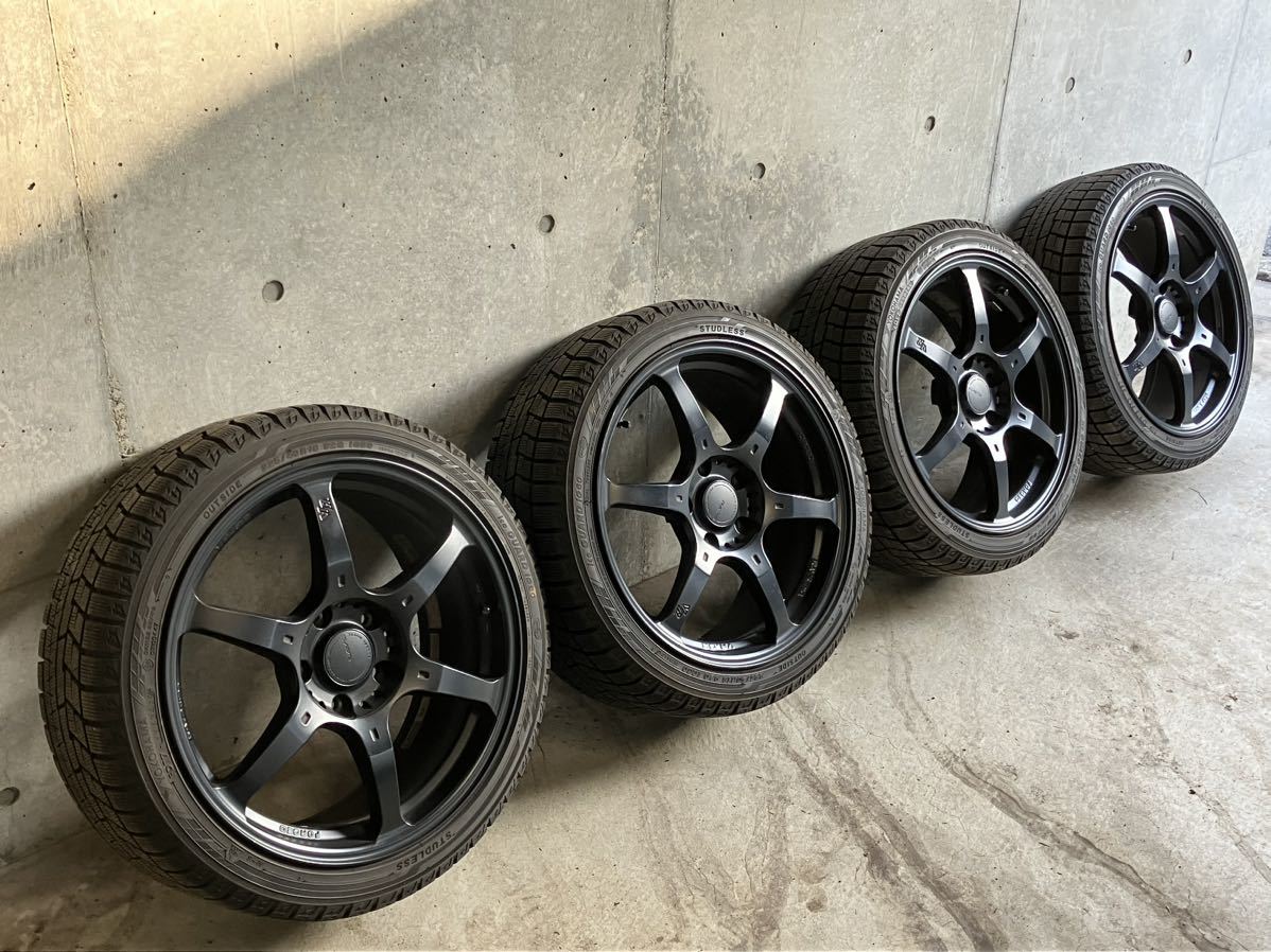 REYS レイズ VR-G2 18インチ 8J +45 PCD120 ヨコハマアイスガードIG60 