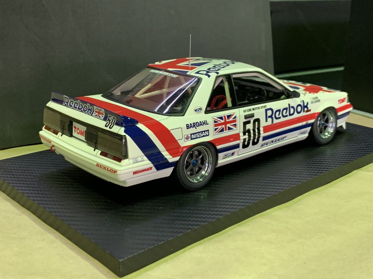 TSM MODEL×TOMMYTEC 1/18 R31 リーボックスカイライン トミーテック グループA 長谷見昌弘 A.オロフソン GTS ...