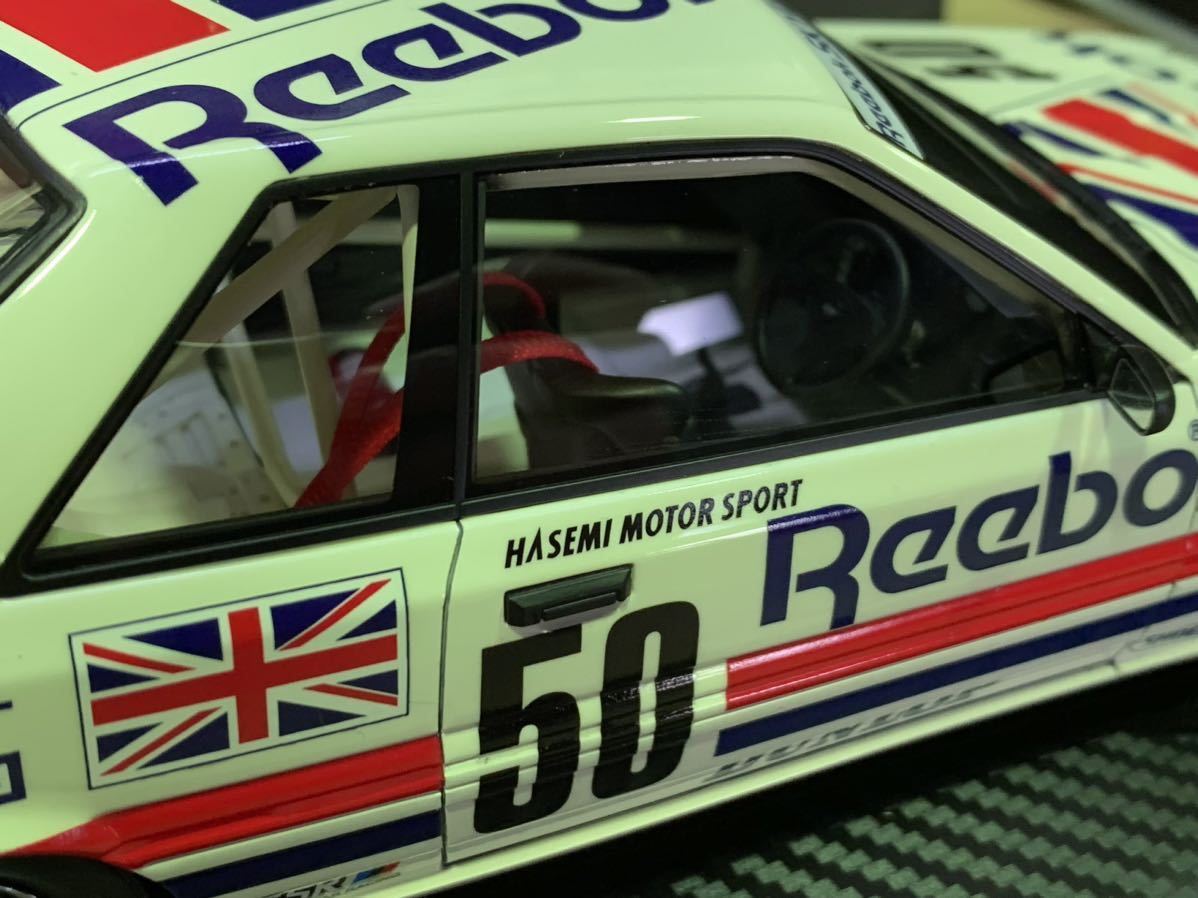 TSM MODEL×TOMMYTEC 1/18 R31 リーボックスカイライン トミーテック グループA 長谷見昌弘 A.オロフソン GTS ...