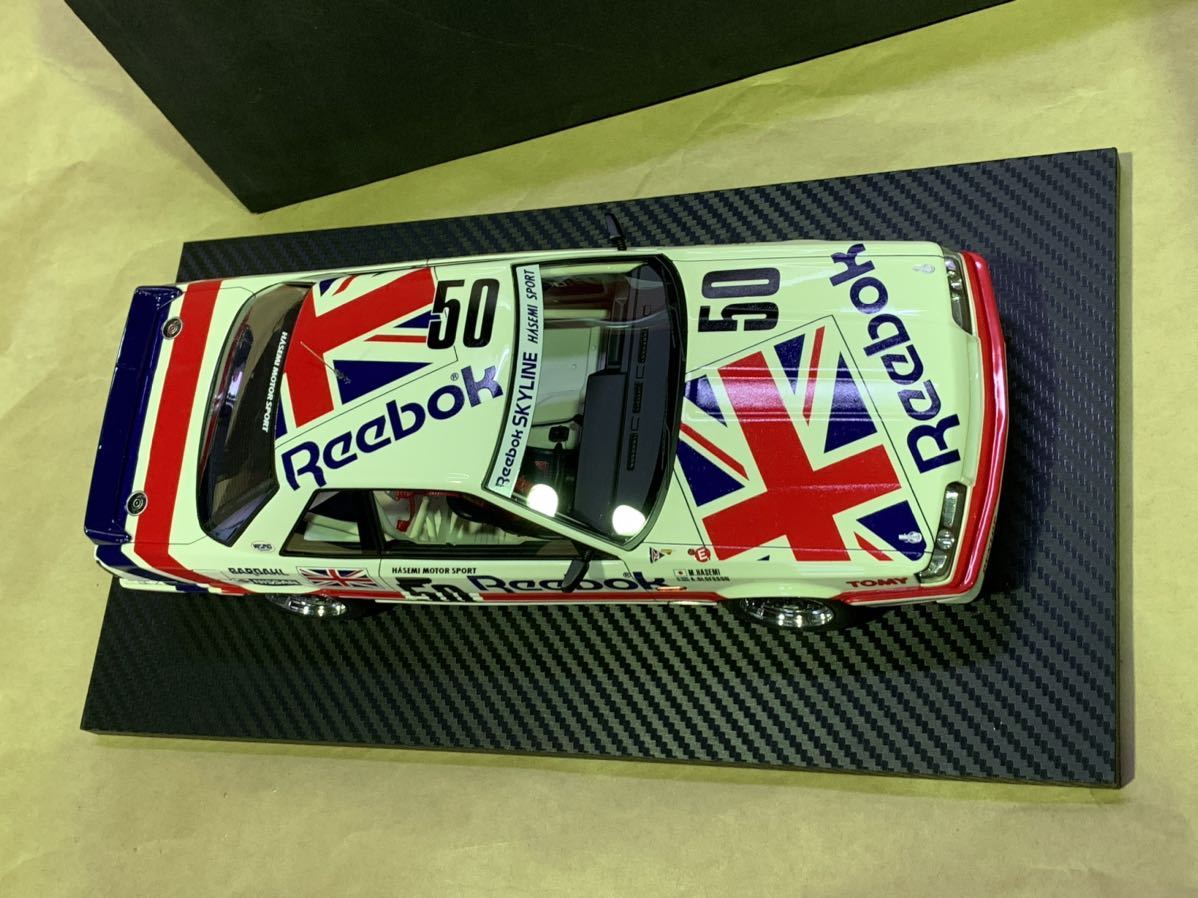 TSM MODEL×TOMMYTEC 1/18 R31 リーボックスカイライン トミーテック グループA 長谷見昌弘 A.オロフソン GTS ...