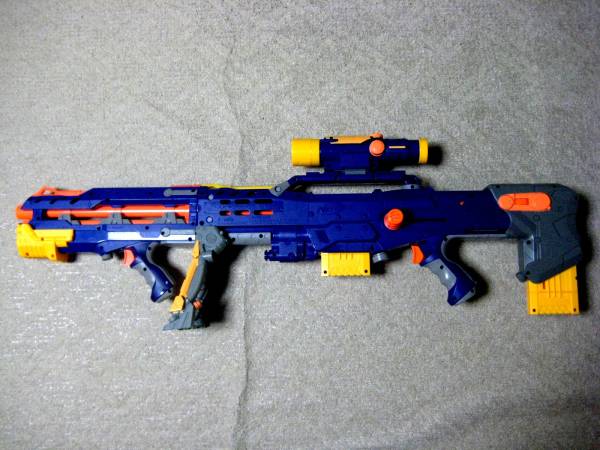 ナーフ NERF Nストライク ロングショット 海外版 青 日本未発売