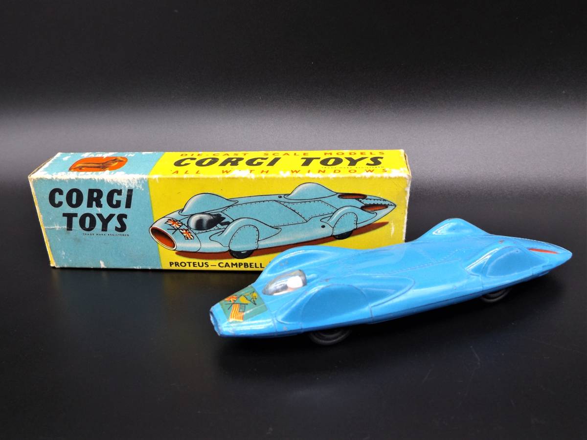 CORGI TOYS コーギー PROTEUS-CAMPBELL BLUEBIRD RECORD CAR 153 