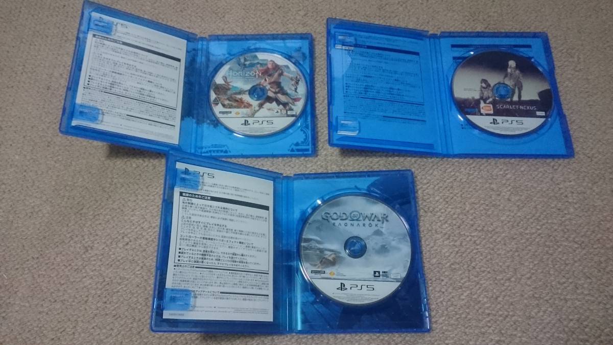 PS5 PS4 ソフト7本まとめ売り ゴッド・オブ・ウォーラグナロク Horizon 