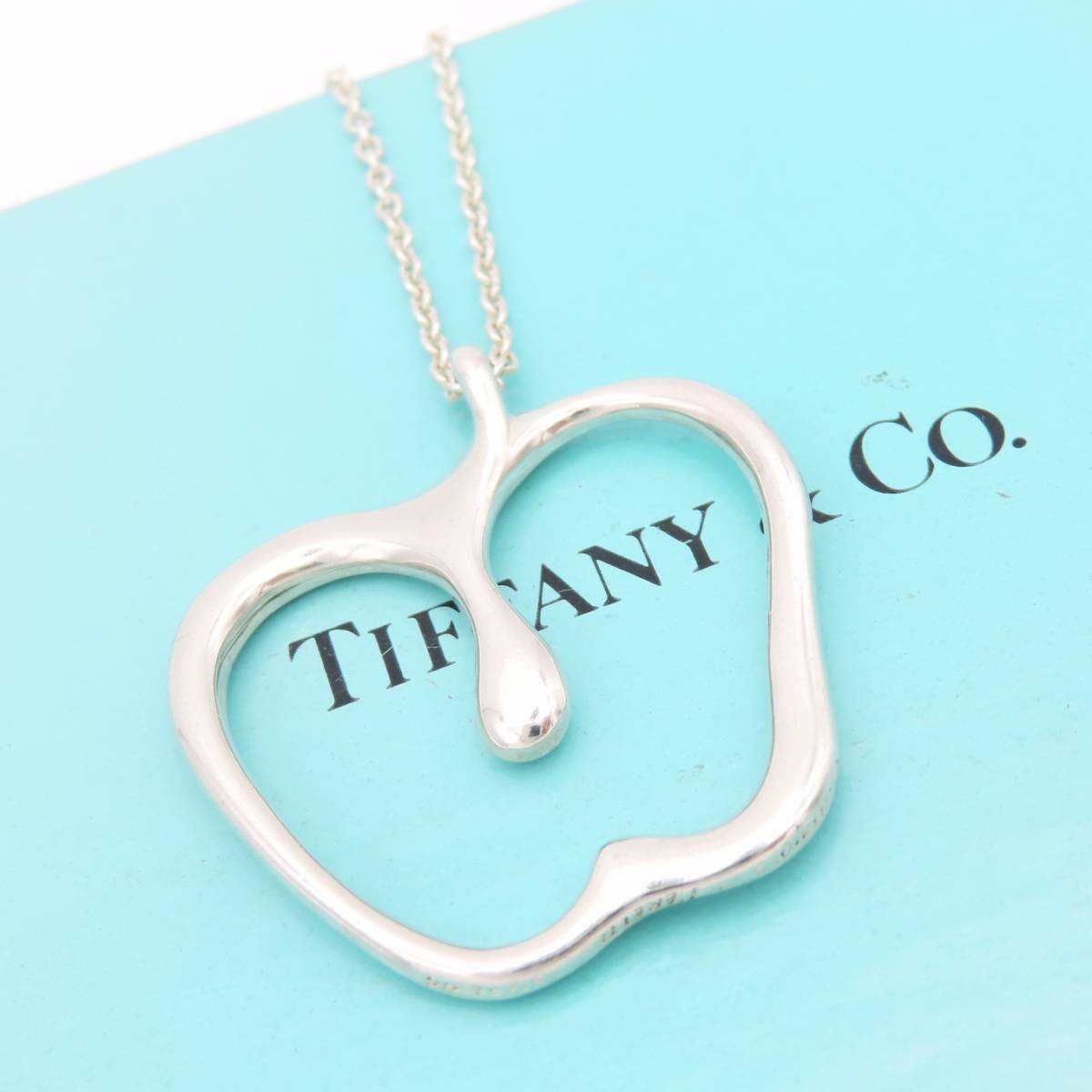 高品質，大人気 Tiffany&Co. ティファニー アップル シルバー ロング チェーン ネックレス STERLING SV リンゴ エルサペレッティ FK50(その他)｜売買されたオークション情報、yahooの商品情報をアーカイブ公開 - ネックレス