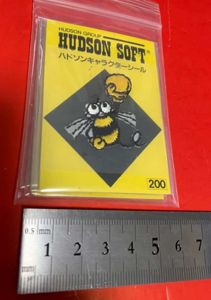☆シール【ハドソン(HUDSON SOFT)キャラクターシール4種〜刺繍のような 