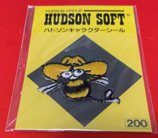 ☆シール【ハドソン(HUDSON SOFT)キャラクターシール4種〜刺繍のような 