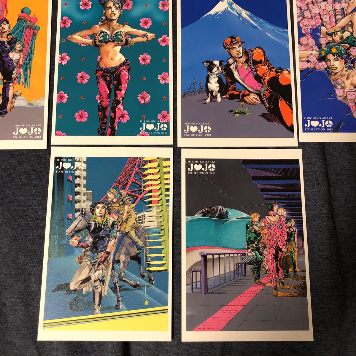 希少 レア JOJO展 荒木飛呂彦原画展 ポストカード 10枚セット ジョジョ
