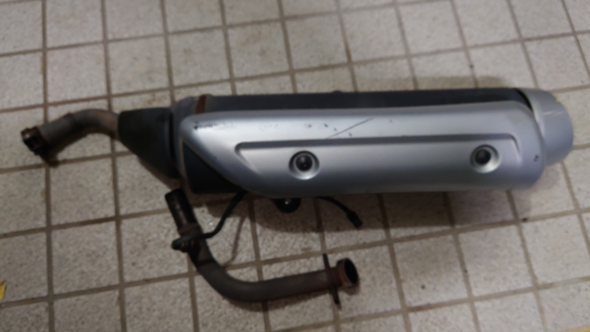 バーグマン200 ch41a 純正マフラー O2センサー エキパイ