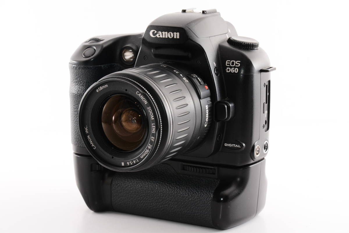 【外観特上級】canon キャノン EOS D60/ZOOMLENS EF 28-90mm　#t2559