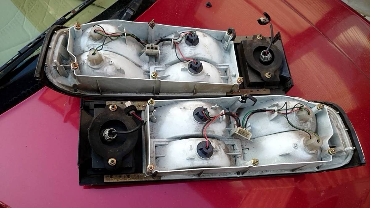 マツダ サバンナ RX-7 FC3S 前期型 テールレンズ左右セット 当時物