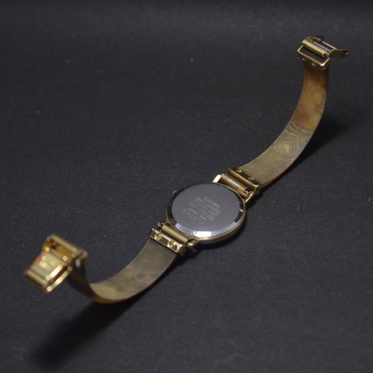 セイコー SEIKO 腕時計 エクセリーヌ Exceline 14KT + CERAMICS SS 
