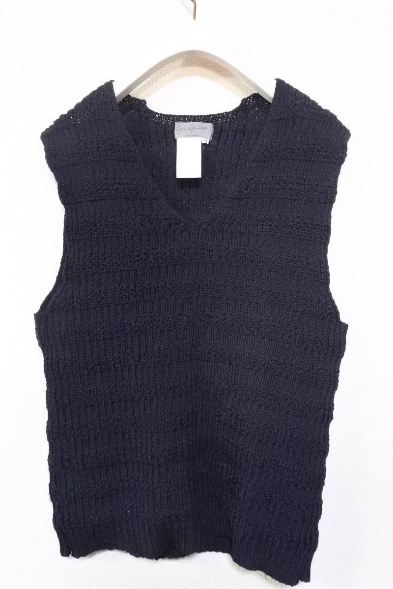 Yohji Yamamoto POUR HOMME ヨウジヤマモト ポリエステル ベスト size