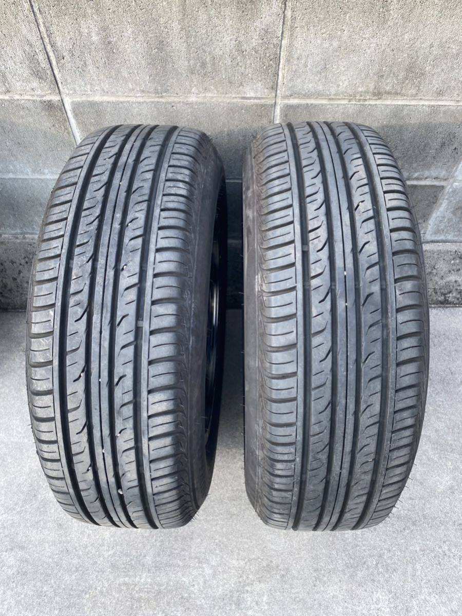 ダンロップ　GRAND TREK PT3 215/70R16 100H 2019年41週目 パンク修理無し　デリカD5 溝6mm以上有り　ブラックホイール　グラントレック_7