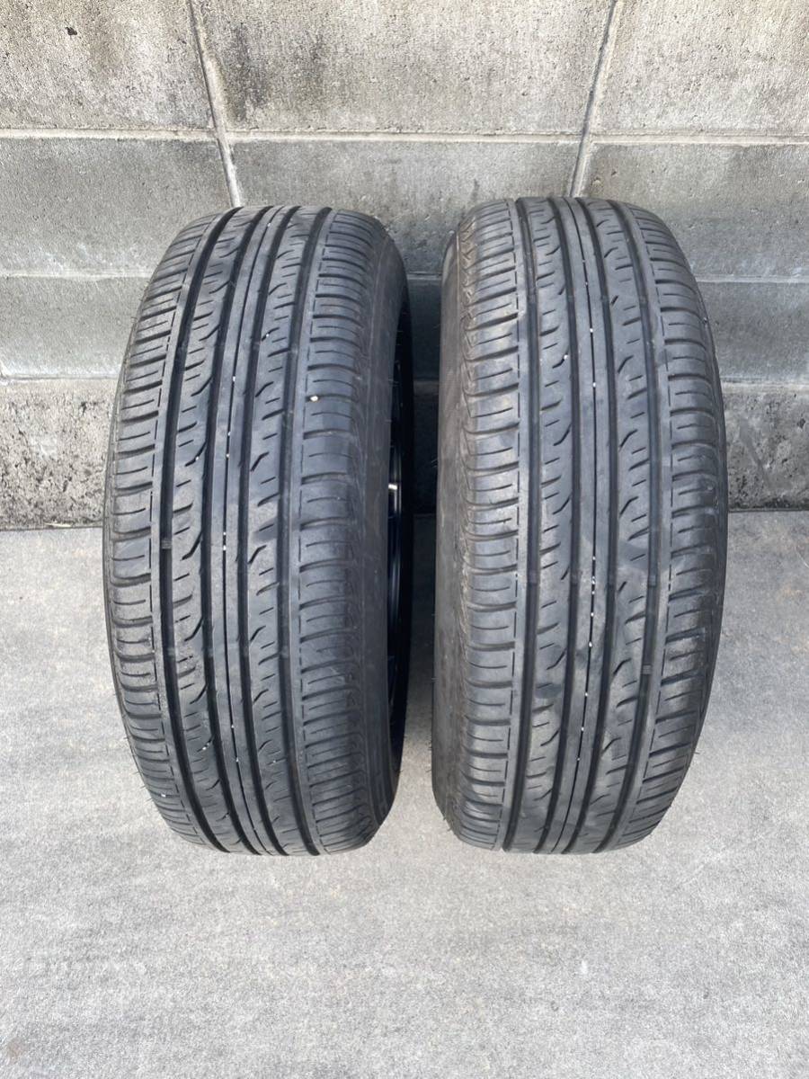 ダンロップ　GRAND TREK PT3 215/70R16 100H 2019年41週目 パンク修理無し　デリカD5 溝6mm以上有り　ブラックホイール　グラントレック_9
