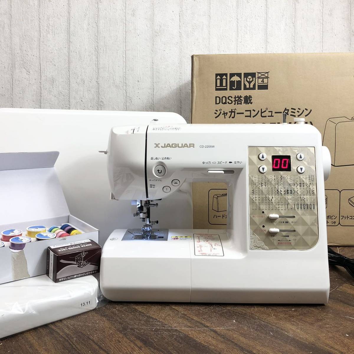 1スタ☆JAGUAR ジャガー コンピュータミシン CD-2205W フットペダル 