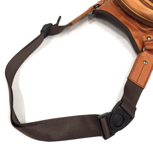 クシタニ 2WAY レッグバッグ オイルレザー 仕上げ バイクバッグ