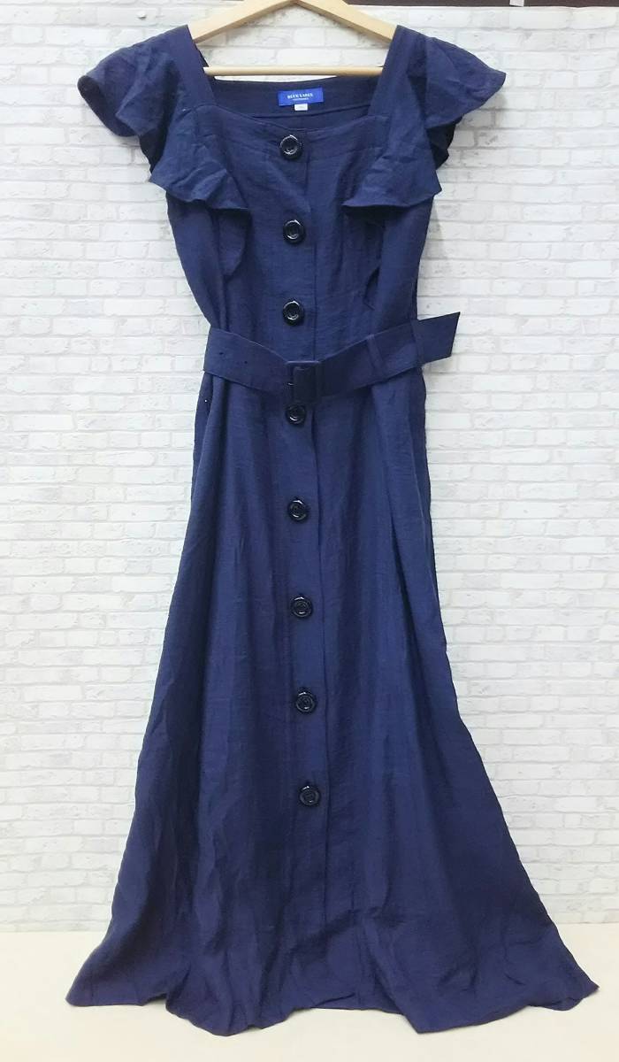 BURBERRY BLUE LABEL ブルーレーベル フリル ロングワンピース 36