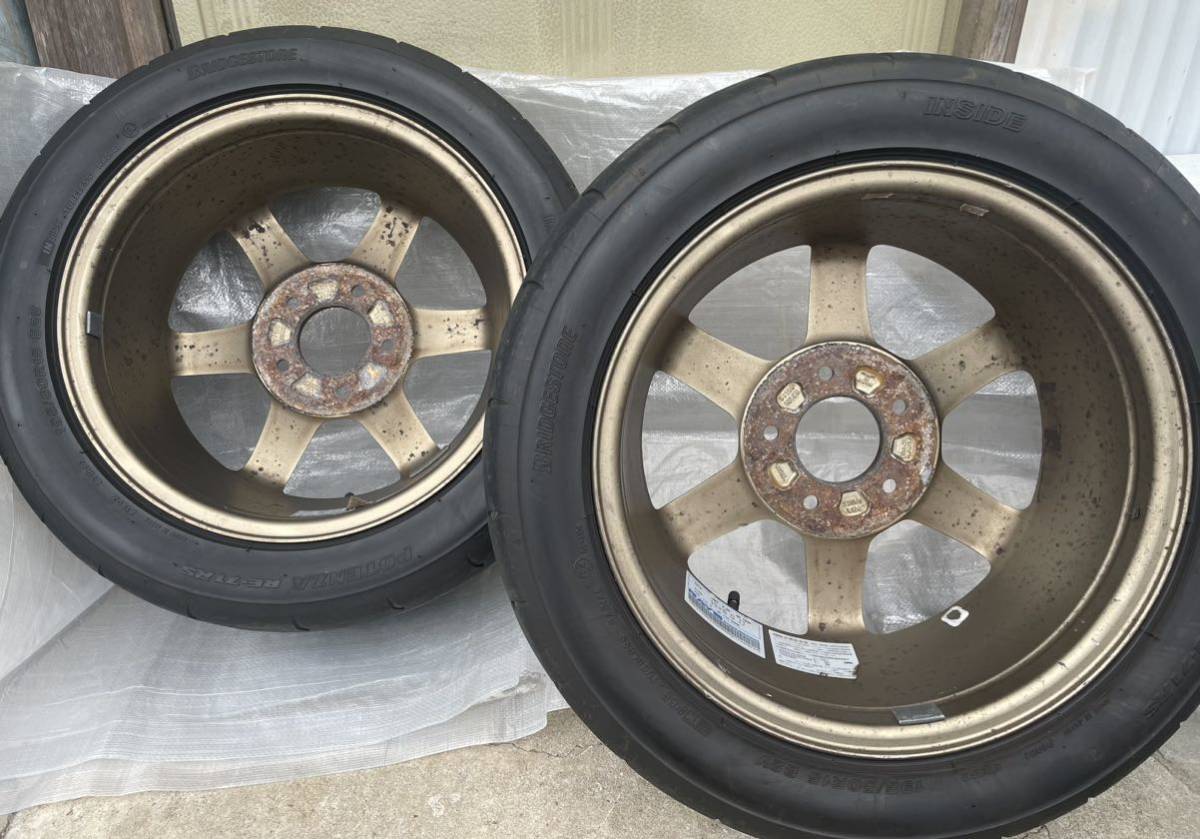 希少絶版サイズRAYS VOLK RACING TE37 6J PCD114.3 5穴 +45 15インチ
