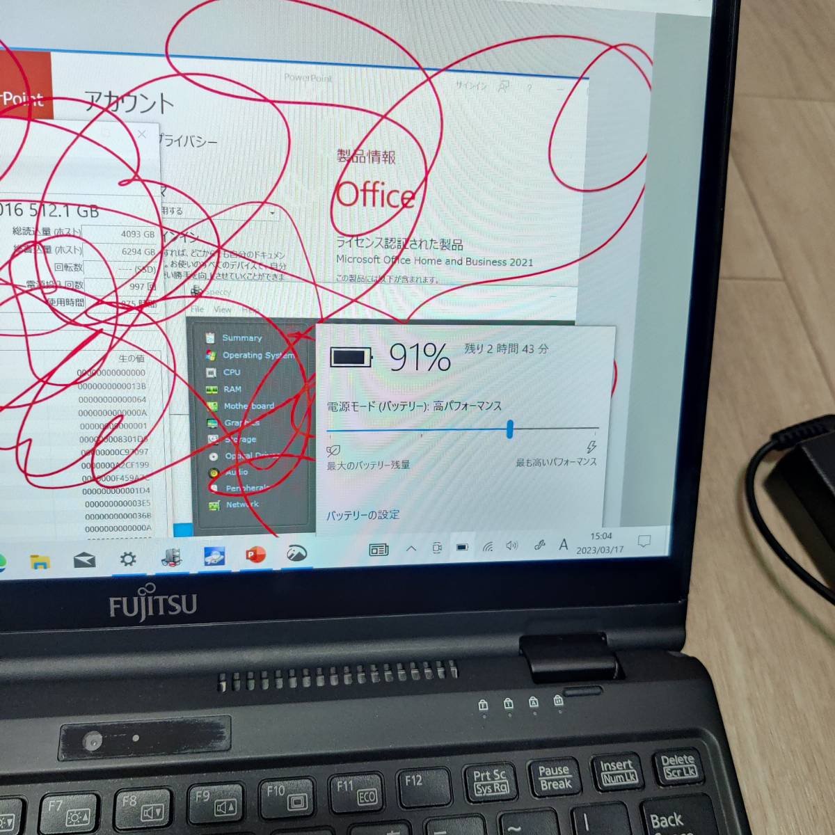 N00268】富士通 LIFEBOOK UH95/D2 windows10 core i7 8565U 8GB 