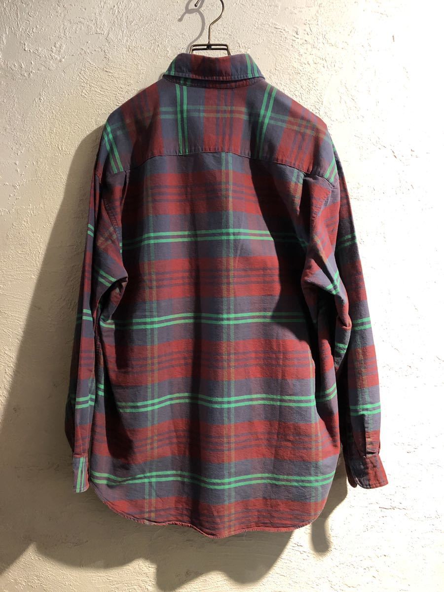 90's OLD GAP ボタンダウンシャツ チェック柄 ビンテージ US古着