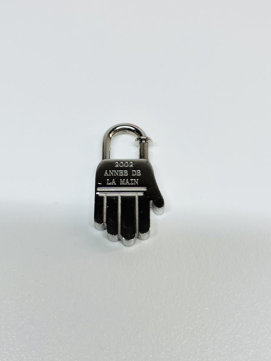 1円 スタート エルメス 南京錠 HERMES カデナ 2002 限定 銀 カギ キー